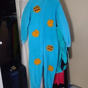 Cookie monster onesie